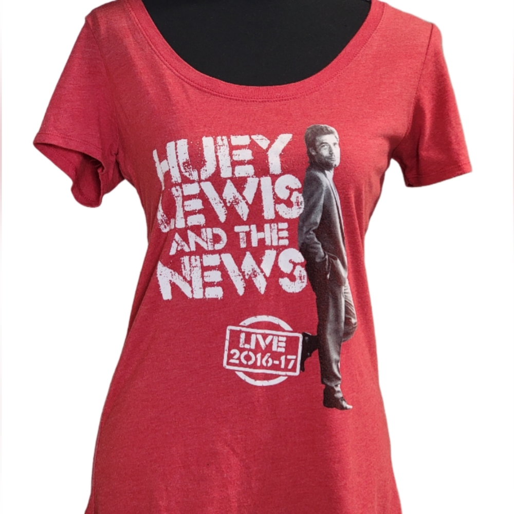Huey Lewis And The News 2016-2017 Concert Tee Sometimes Bad is Bad Large